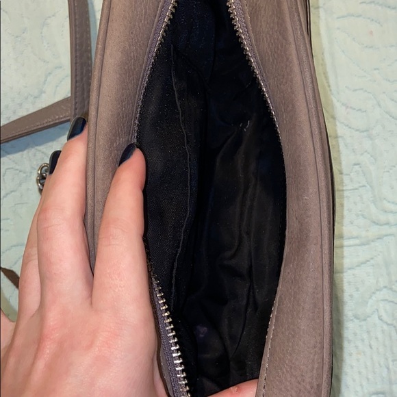 Rebecca Minkoff Suede Taupe Crossbody - Picture 3 of 4